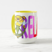 Relax Mugg Tasse (Vorderseite Links)