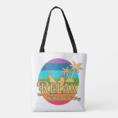 Relax – My Wife Said It’s Okay Husband Tote Bag Tasche (Rückseite)
