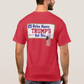 Relax Nancy MAGA T-Shirt (Rückseite)