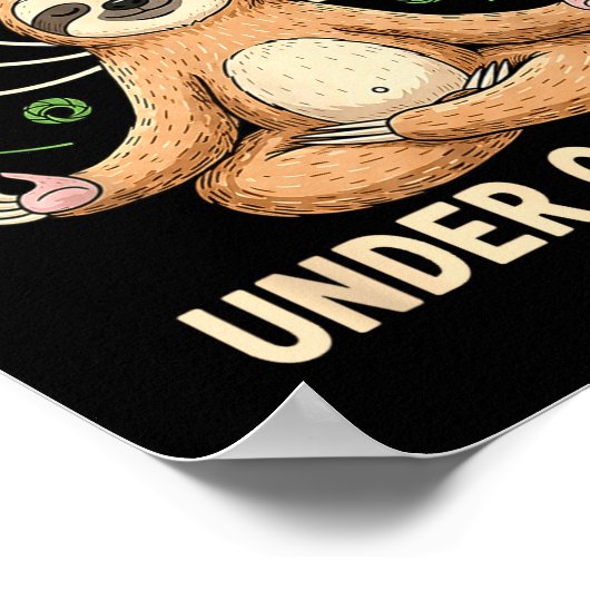 Relax Nothing Is Under Control Funny Quote Sloth Y Poster (Ecke)