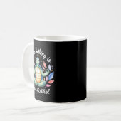 Relax Nothing Is Under Control Funny Turtle Medita Kaffeetasse (Vorderseite Links)