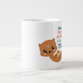Relax - Otter - Jumbo-Tasse (Vorderseite)
