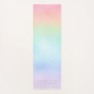 RELAX PASTEL RAINBOW YOGA MAT YOGAMATTE