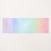 RELAX PASTEL RAINBOW YOGA MAT YOGAMATTE (Vorderseite (Horizontal))