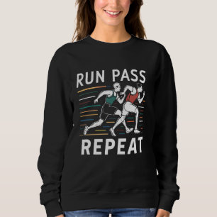 Relax Race Athlete Laufbahn und Feldsprinter Sweatshirt