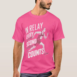 Relax Race Athlete Laufbahn und Feldsprinter T-Shirt