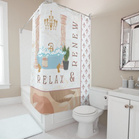 Relax & Renew Classic Duschvorhang (Beispiel)