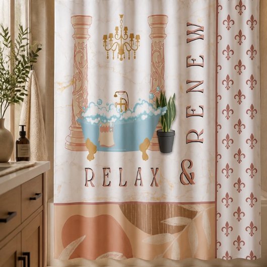 Relax & Renew Klassischer Duschvorhang