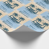Relax Retirement Beach Hammock Geschenkpapier (Ecke)