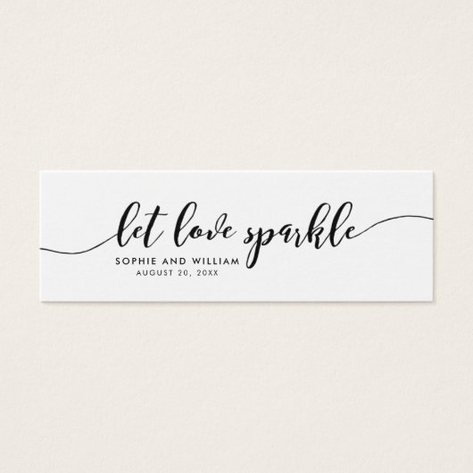 Relax Script Gelassen Liebe Sparkle Wedding (Vorderseite)