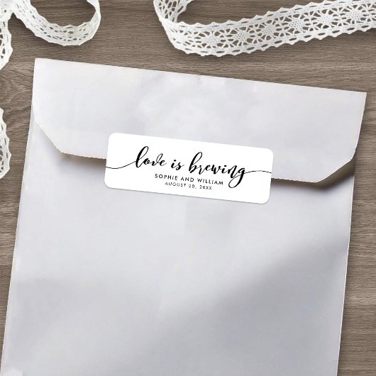 Relax Script-Liebe ist Brewing Gastgeschenk Hochze