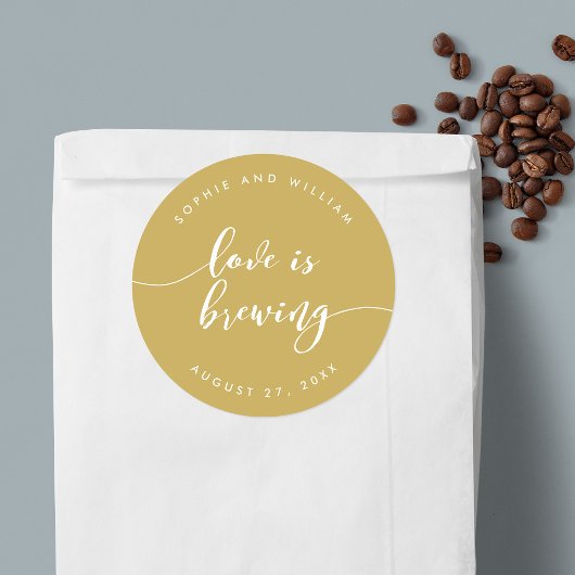 Relax Script-Liebe ist das Brennen von benutzerdef Runder Aufkleber