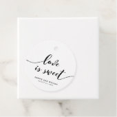 Relax Script Liebe ist Sweet Wedding Geschenkanhänger (Beispiel)