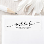 Relax-Script-Minze zum Gastgeschenk Hochzeit-Label (Insitu)