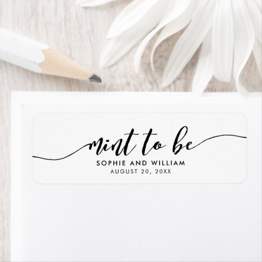 Relax-Script-Minze zum Gastgeschenk Hochzeit-Label (Insitu)