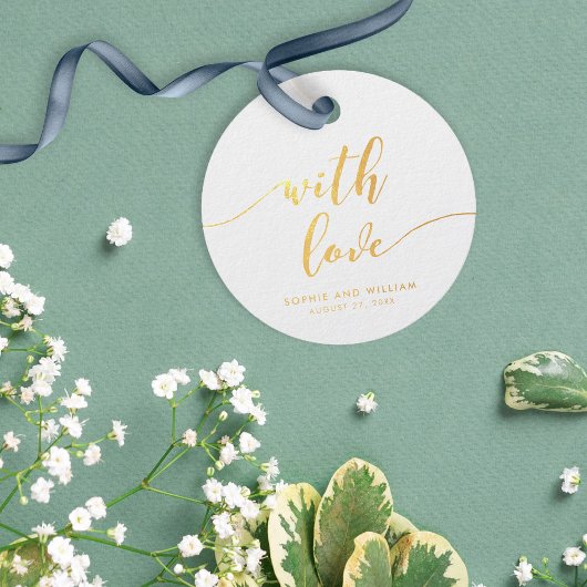 Relax Script mit Liebe Hochzeit Geschenkanhänger