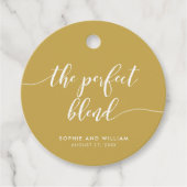 Relax Script Perfect Blend Custom Color Wedding Geschenkanhänger (Vorderseite)