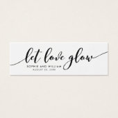 Relax Script Wedding Gelassen Liebe Glow (Vorderseite)