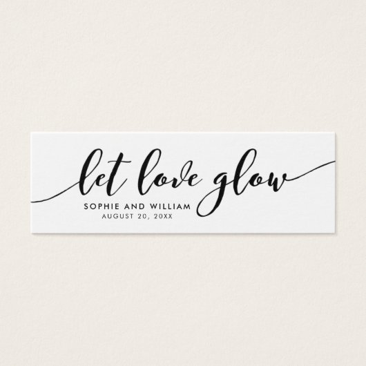Relax Script Wedding Gelassen Liebe Glow (Vorderseite)