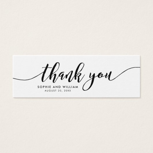 Relax Script Wedding Vielen Dank (Vorderseite)