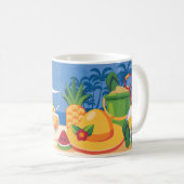 RELAX Sommer am Strand Kaffeetasse (VorderseiteRechts)
