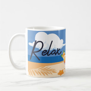 RELAX Sommer am Strand Kaffeetasse