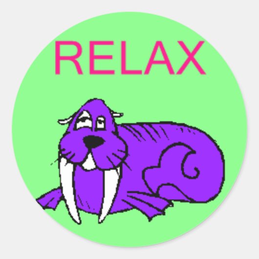 Relax Sticker (Vorderseite)