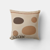 Relax Throw Pillow - Soft Zen Retreat Collection Kissen (Vorderseite)