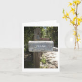 *RELAX* UND ***GENIESSEN*** IHR GEBURTSTAG KARTE (Gelbe Blume)