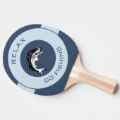 RELAX- UND GO-FISCHEREI TISCHTENNIS SCHLÄGER (Seitenansicht)