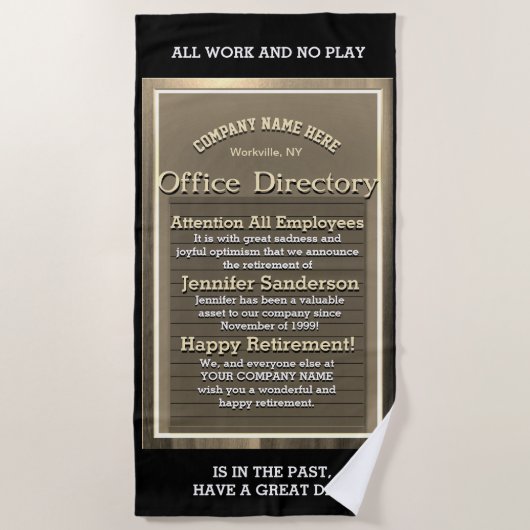 Relax und Spaß beim Sonnenaufgang Strandtuch (Vorderseite)