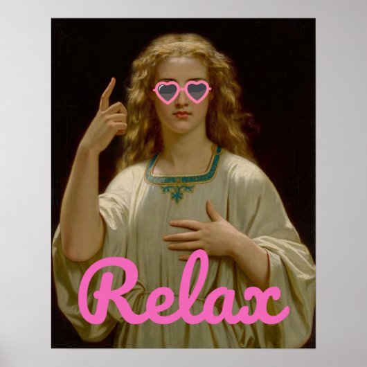 RELAX Vintag Art Poster (Vorne)