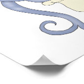 Relax Wellness-Center Mermaid Print Poster (Ecke)