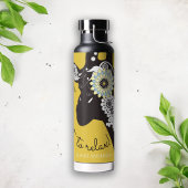 Relax - Yellow Funky Funny Giraffe Trinkflasche