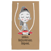 Relax Zen Peace Yoga Kleine Geschenktüte (Vorderseite)