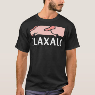 Relaxalotl Schlafender Axolotl Faulenzer Männer un T-Shirt