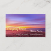 Relaxation Beach Eleganter Wellness-Center Urlaub Visitenkarte (Vorderseite)