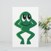RELAXE FROG BRIEFPAPIER (Stehend Vorderseite)
