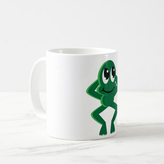 RELAXE FROG KAFFEETASSE (Vorderseite Links)