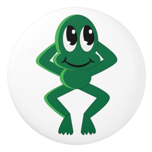 RELAXE FROG KERAMIKKNAUF (Vorderseite)