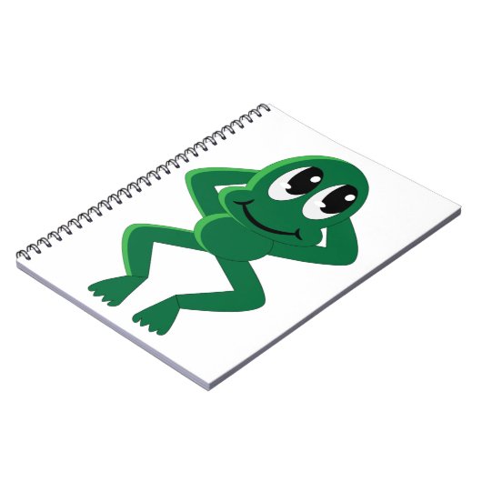 RELAXE FROG NOTIZBLOCK (Linke Seite)