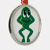 RELAXE FROG ORNAMENT AUS METALL (Rechts)