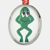 RELAXE FROG ORNAMENT AUS METALL (Links)