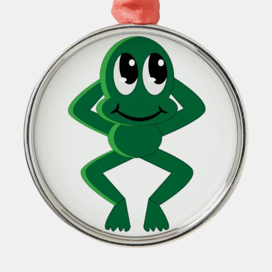 RELAXE FROG ORNAMENT AUS METALL (Vorne)