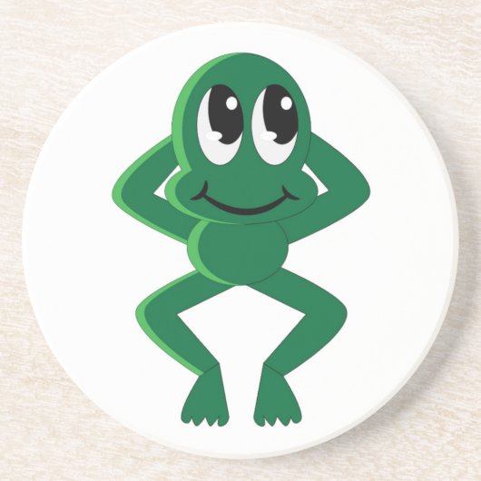 RELAXE FROG SANDSTEIN UNTERSETZER (Vorne)