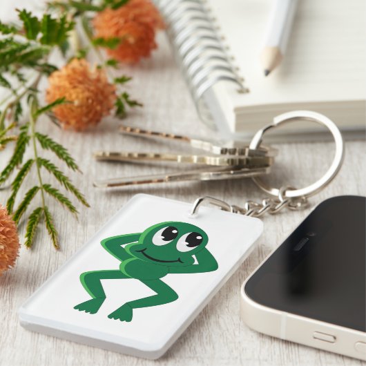 RELAXE FROG SCHLÜSSELANHÄNGER (Vorderseite rechts)