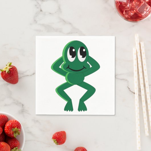 RELAXE FROG SERVIETTE (Beispiel)