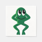 RELAXE FROG SERVIETTE (Vorderseite)