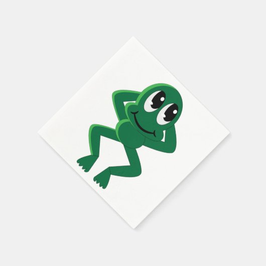 RELAXE FROG SERVIETTE (Ecke)