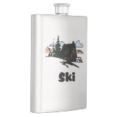 Relaxe Skilodge Flachmann (Rechts)